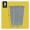 Rubbermaid Commercial 10.25-Gallon Rectangular Deskside Wastebasket - Gray